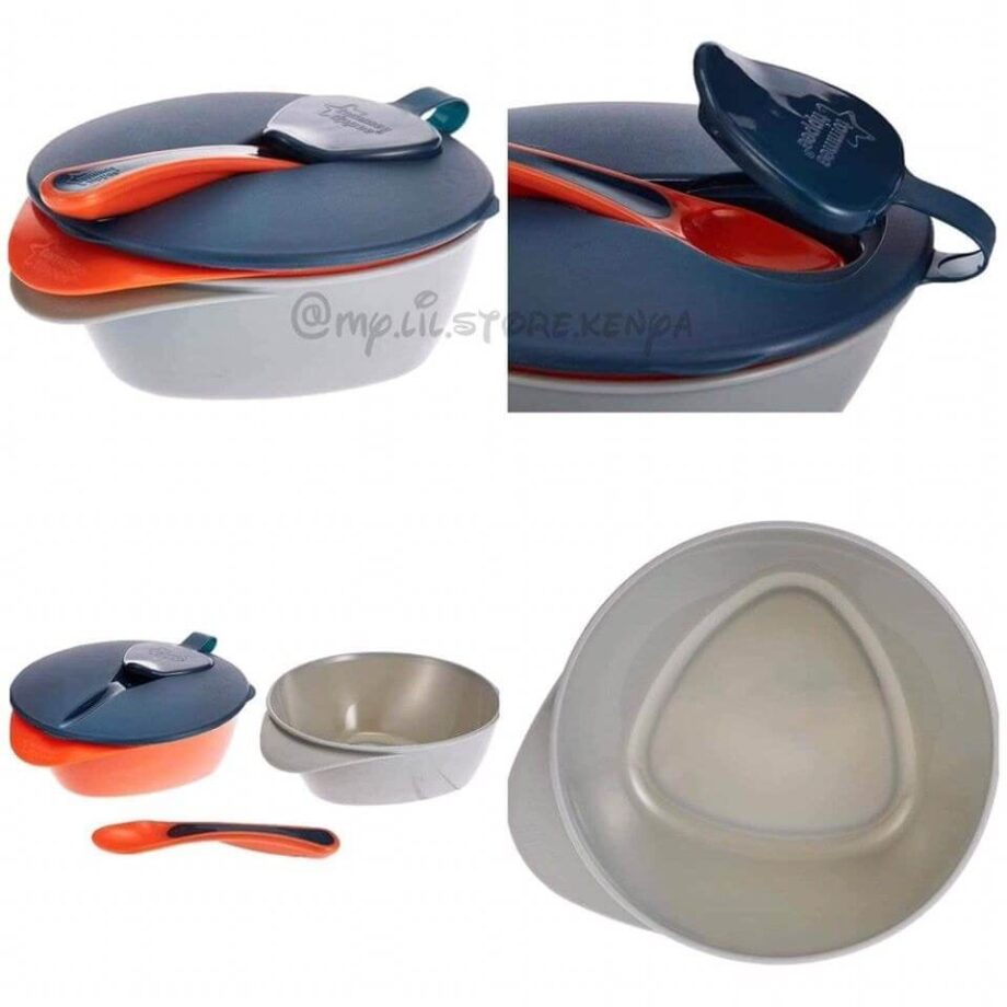 Tommee Tippee Easy Scoop Feeding 2 Bowls With Spoon & lid -Shop-At- MylilstoreKenya - www.mylilstorekenya.com