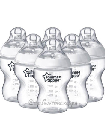 Tommee Tippee Closer to Nature 260 ml / 9 floz Feeding Bottles (6-pack)