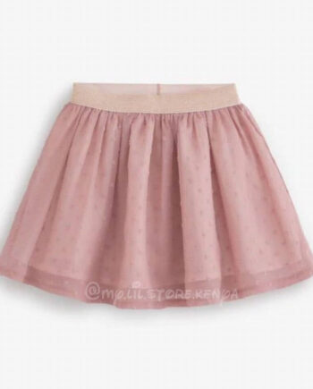 Next Outlet Pink Dobby Skirt